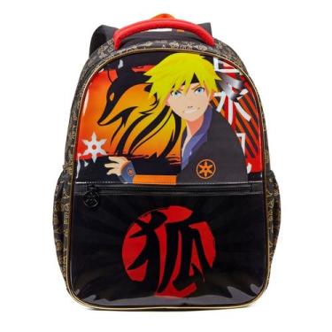 Imagem de Mochila Infantil Escolar Passeio Viagem Criança Ninja Resistente Compa