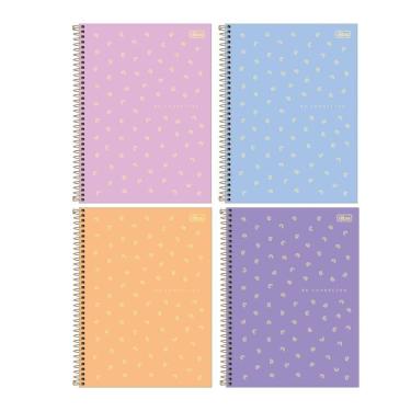 Imagem de Caderno Espiral Capa Plástica 1 Matéria - 80 Folhas - Connect Neon Feminino - Tilibra