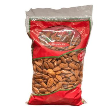Imagem de 1kg Amêndoa Natural Crua Sem Casca Premium Empório Top Mix