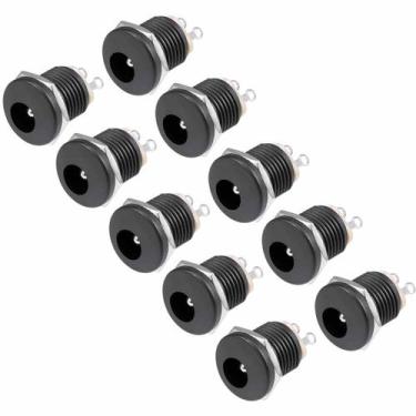 Imagem de Kit Com 10 Conector Plug Jack P4 Fêmea 2.1mm Painel PCI Placas - Thida