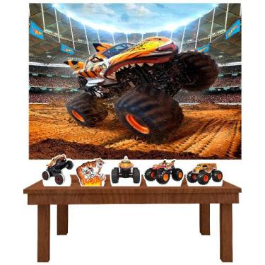 Imagem de Kit Prata Tiger Shark Tubarão Tigre Monster Truck - IMPAKTO VISUAL