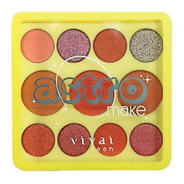 Imagem de Paleta De Sombras Astro Make 4063  Cor A Vivai  Chaveiro