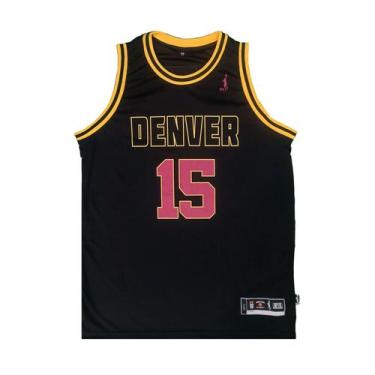 Imagem de Regata Basquete Masculina M10 Slam Denver, Preto, GG