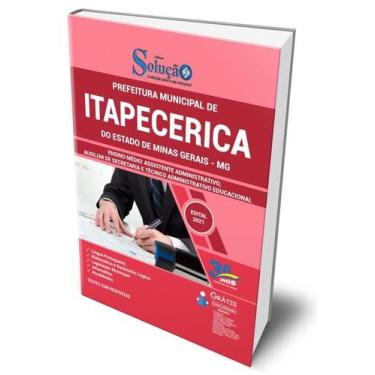 Imagem de Apostila Prefeitura de Itapecerica - MG  - Ensino Médio: Assistente Ad