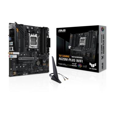 Imagem de Placa Mãe Asus TUF GAMING A620M-PLUS AM5 4xDDR5 Chipset AMD A620 Micro-ATX