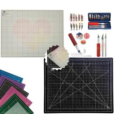Imagem de Base de Corte Dupla Face Multiuso Cortar Papel Tecido Artesanato Patch