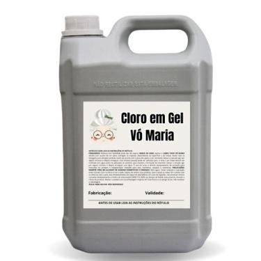 Imagem de Cloro em Gel 5L Vó Maria - 5kg - Limpeza Pesada - VÓ MARIA PRODUTOS