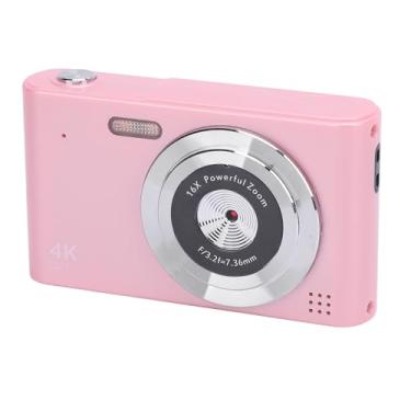 Imagem de Câmera Digital 48MP 4K, Câmera CCD retrô, Câmera Digital SLR para Fotografia, Zoom 16x, Tela IPS de 2,4, Flash Integrado, Foco Automático, Câmeras de Vídeo Vlogging para Viagens