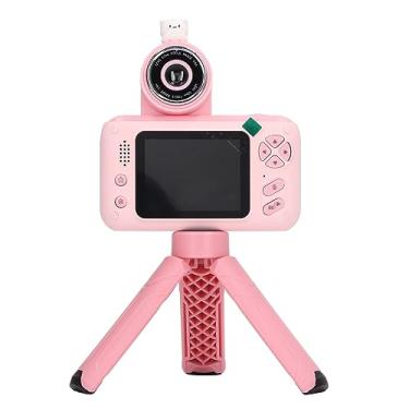 Imagem de Câmera Digital Infantil, Câmera Selfie Portátil 1080P para Crianças, Tela IPS de 2,4 Polegadas, Lente Giratória de 180° Com Cartão de Memória de 32 GB para Fotografia (32g)