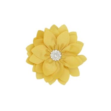Imagem de Broche de flor elegante para mulheres meninas broche de lótus de cristal alfinetes de lapela vermelho/branco/rosa/preto/rosa choque/broche violeta festa de casamento dança banquete vestido terno