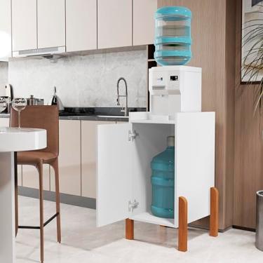 Imagem de Armario Balcão Fruteira Suporte Para Galão de Agua e Bebedouro - Branco