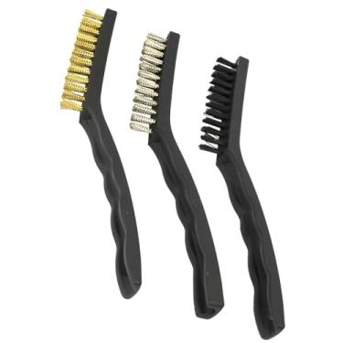 Imagem de Kit 3 Escovas Multiuso Limpeza Churrasqueira Remoção