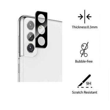 Imagem de Proteção de Câmera Traseira 3D para Samsung Galaxy S21 Fe - 9H GLASS 3