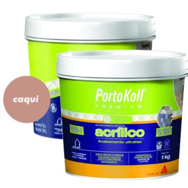 Imagem de Kit 2 Rejuntes Acrílico Flexível Premium 1Kg Portokoll