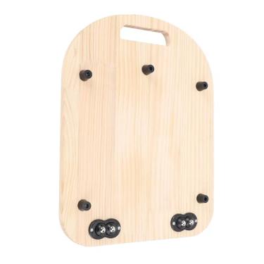 Imagem de Tapete Deslizante de Madeira para TM5 TM6 Mixer Confortável Handle Countertop Kitchen Appliance Mover Slider Mat Board para Almofadas de Proteção Garantir o Movimento do Aparelho