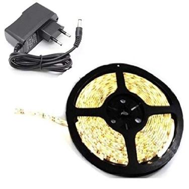 Imagem de Fita Led Branca quente 5mts dupla face 3528 300Leds + Fonte