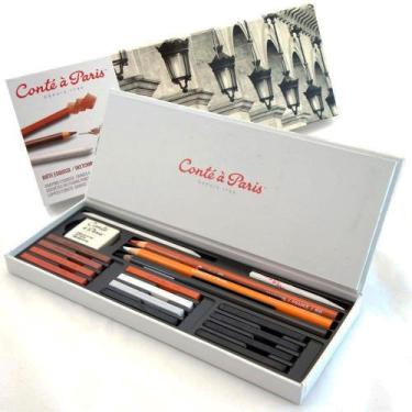 Imagem de Estojo de Desenho Sketch Box com 15 Unidades Conte à Paris 50126 - CON