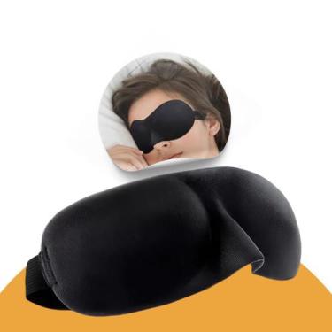 Imagem de Máscara de Dormir 3D Anatômica  Leve, Ajustável e Ultra Confortável - 