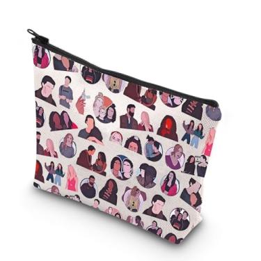 Imagem de VAMSII Programa de TV Presente de Melhor Amigo Dia de Jogo Vida Uma Festa Sacos Cosméticos Comédia-Drama Amante Presente, GIN