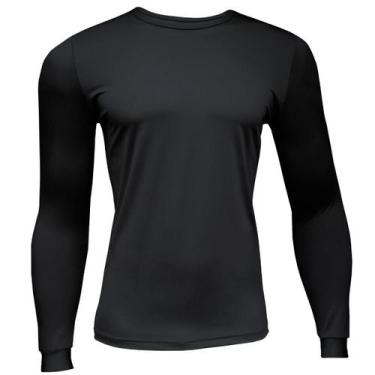 Imagem de Segunda pele one adulto Plus Size UV50+ - EX311, Preto, 3G