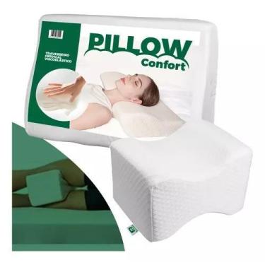 Imagem de Kit Travesseiro Cervical e joelho Postura Correta Ao Dormir - Vitasono