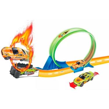 Imagem de Pista de Corrida Com Loop 360 Carrinho A Fricção Brinquedo Infantil 11