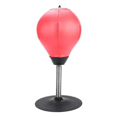 Imagem de Bolsa de Boxe para Desktop, Saco de Saco de Comprimido para Desktop Spesso de Alívio da Mesa de Velocidade Base de SucçãO de Bola de Bola de Adultos O Treinamento de Boxe