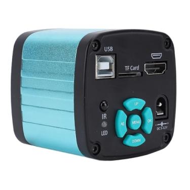 Imagem de Câmera de microscópio digital, 48MP 4K 1080P HD Interface multimídia Câmera de microscópio da indústria eletrônica suporta zoom digital de 5X, microscópio USB eletrônico (Plugue