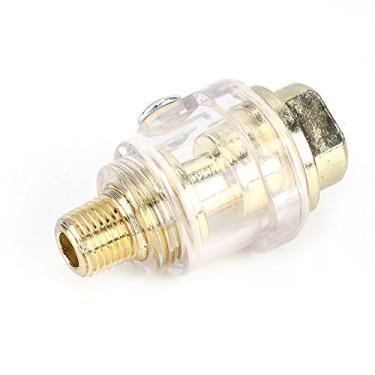 Imagem de 1/4 BSP Mini In Line Oiler Lubricator, Construção de Metal Sólido, Lubrificação Automática para Ferramentas Pneumáticas, Tubo de Compressor de Ar