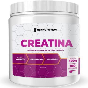 Imagem de Creatina Monohidratada 300g Natural NewNutrition, Natural, Único