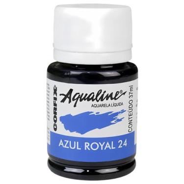 Imagem de Tinta Aquarela Liquida Aqualine Corfix 37ml - 20037, 024 - AZUL ROYAL