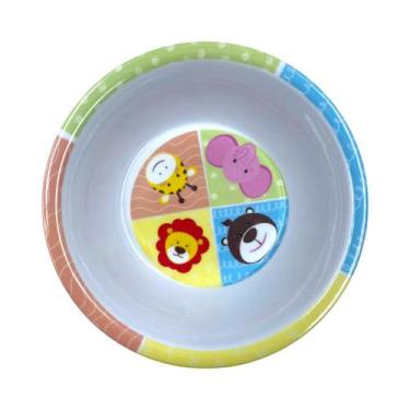 Imagem de Pratinho Para Bebe Formato Redondo 15cm X 15cm 1 Unidade - ECOS, Anima