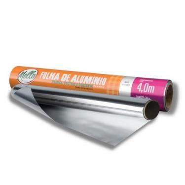Imagem de Rolo de folha de aluminio 30x4 m. c/ 25 un. wyda/mello/vabene