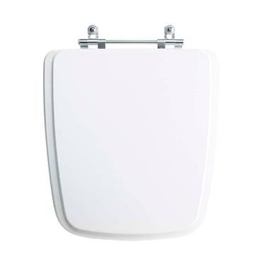 Imagem de Assento Sanitário Tampa De Vaso Branco Mdf Laqueado Suite Para Bacia Incepa