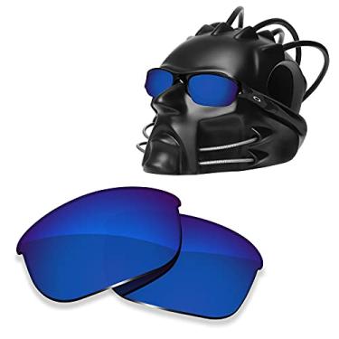Imagem de ToughAsNails Lentes de reposição para óculos de sol Oakley Flak Jacket - HyperVision Plus Sapphire Flash - Polarizadas