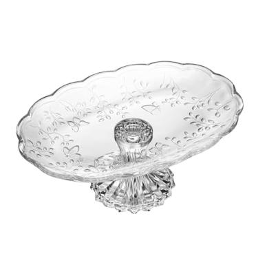 Imagem de LYOR - Travessa com Pé New Butterfly 31cm x 20cm x 12cm Vidro