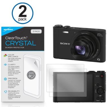 Imagem de Película protetora de tela Sony Cyber-Shot DSC-WX350, BoxWave [Cristal ClearTouch (pacote com 2)] película HD – Protege contra arranhões para Sony DSC-HX7 | Cyber-Shot DSC-WX350