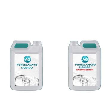 Imagem de Kit Porcelanato Líquido + Primer e Resina Epóxi 16-24h - Resinas Ag
