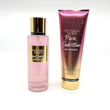 Imagem de Kit Victoria's Secret Pure seduction shimmer hidratante + Body Splash 