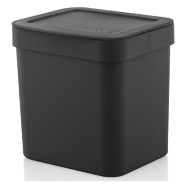 Imagem de Lixeira Trium 2,5 Litros Porta Cesto De Lixo Cozinha Pia - LX 500 Ou