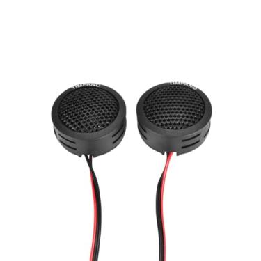 Imagem de Timpano TPT-ST1 Dome Tweeter, conjunto de tweeter de 2,5 cm para áudio de carro, tweeters de montagem em ângulo ou superfície, domo macio de 4 Ohm de 180 watts para áudio automotivo profissional (par)