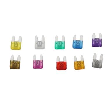 Imagem de Pacote de Liga de Zinco de Fusível Padrão de Fusível Padrão de 100pcs de Carro Com Caixa de Armazenamento Com Caixa de Armazenamento