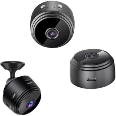 Imagem de Mini Câmera Espiã A9 Com Visão Noturna HD 1080p Sensor De Presença Wifi Grava Em Cartão de Memória, Monitoramento, Segurança, Discreta.