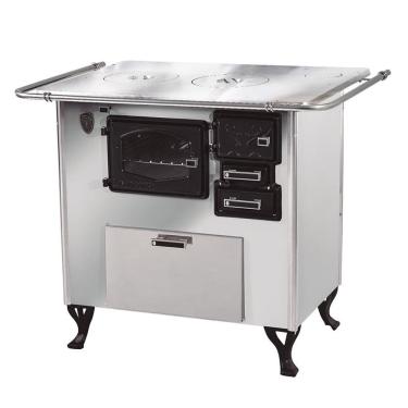 Imagem de Fogão A Lenha C Forninho Esq Inox Fornos Pinhal Alumínio N2