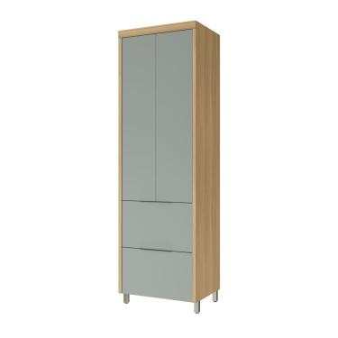 Imagem de Paneleiro 2 Portas 2 Gavetas Marquesa 70cm 100% Mdf Nature/verde
