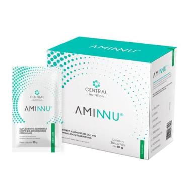 Imagem de Aminnu 10g 30 Sachês - Central Nutrition, Limão