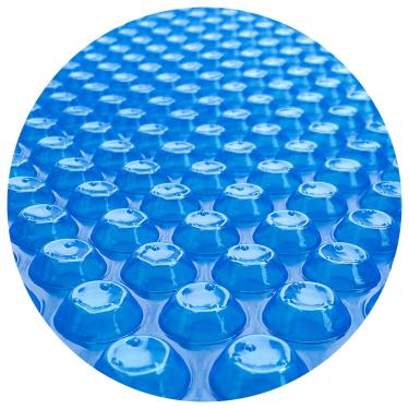 Imagem de AllAreN Cobertura De Piscina Solar Allaren, 12 Pés, Redonda, 10 Milésimos Polegada, Manta Bolhas Azul Para Piscinas Enterradas E Acima Do Solo, Aquecimento, Resistente A Raios Uv Com Eficiência Ener