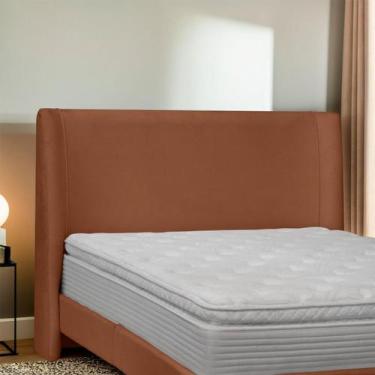 Imagem de Cabeceira Estofada Montreal 205cm para Cama Box King Size Bouclê - SOF