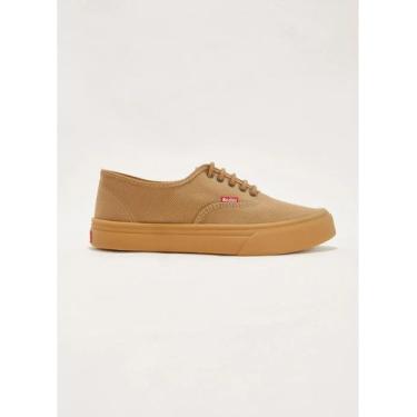 Imagem de Tênis Redley LR10 Originals Casual Em Lona Cáqui Látex, Marrom, 36