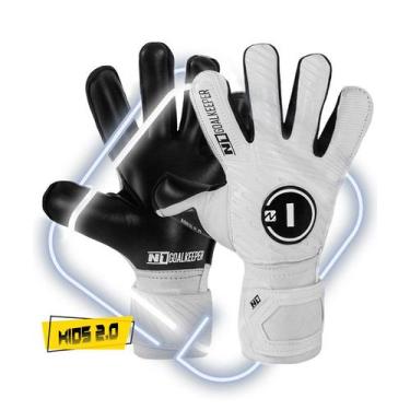 Imagem de Luva de Goleiro Profissional N1 Infantil - N1 Goalkeeper Gloves, 4, Br